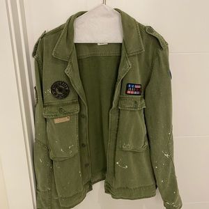 army jacket zara